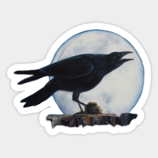 Mood Shadow Raven Sticker